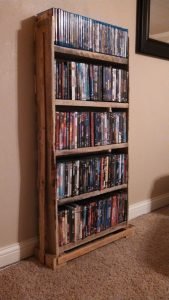 Wood Dvd Rack